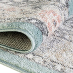 Unique Loom Parker Collection Area Rug - Merakli (3' 3" x 5' 3" Rectangle, Aqua/ Beige)