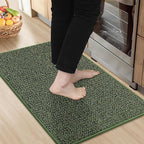 BEQHAUSE Kitchen Rugs 20"x32", Non-Slip Kitchen Mats by BEQHAUSE