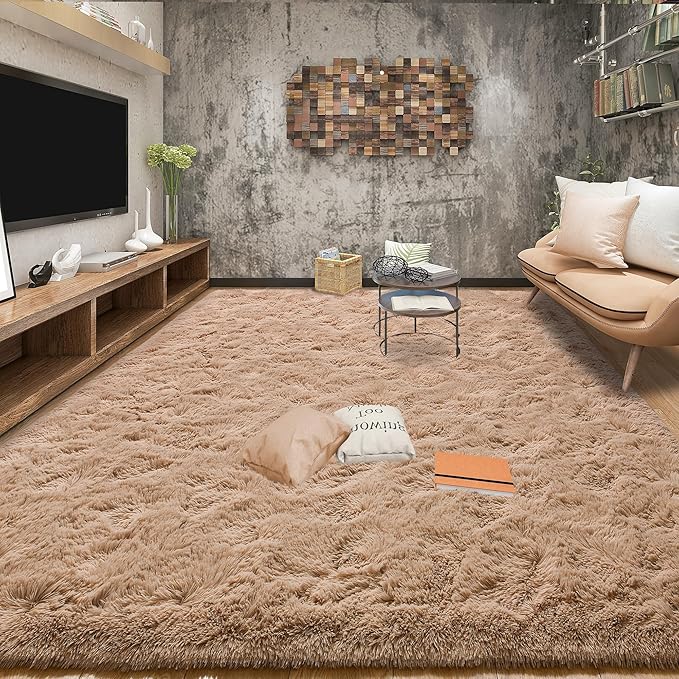 Tepook Super Soft Fluffy Rugs for Bedroom, Shag 5x8 Area Rugs for Living Room - Image 3