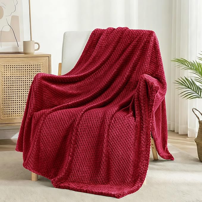 Exclusivo Mezcla Fleece Bed Blanket Queen Size, Super Soft and Warm Blankets - Image 4