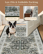 Madane Washable Kitchen Runner Rug 2x6, Ultra-Thin Non-Slip Hallway Runner - Image 6