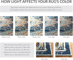 SAFAVIEH Madison Square Rug 9', Traditional Blue & Light Blue MAD473M