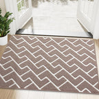 OLANLY Front Door Mat, Non-Slip Rubber Backing, Dirt Resistant and Absorbent by OLANLY