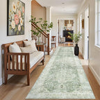 Madane Runner Rugs for Hallway 2x10 Long Washable Non-Slip Hallway Runner Rug by Madane