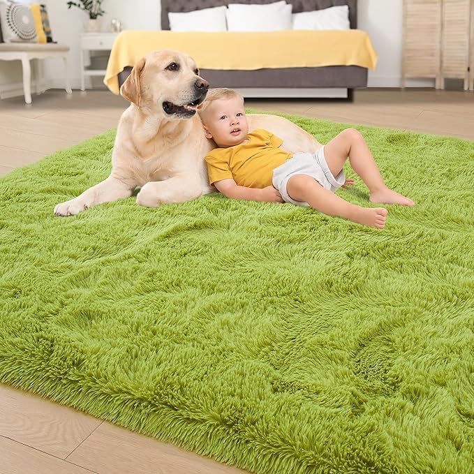 Tepook Super Soft Fluffy Rug for Bedroom, Modern Shaggy Fuzzy Kids Rugs for - Image 4