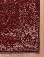 Unique Loom Sofia Collection Area Rug - Casino (2' x 6' 7" Runner, Burgundy/ Gray)