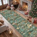 Washable 2'6x12 Hallway Runner Rug: Soft Entryway Kitchen Floral Runners Non by HYHAOYUNLAI