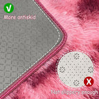 Tie-Dyed Red 2x8 Machine Washable Runner Rugs - Image 4