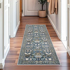 Washable Vintage 2x6 Bathroom Rugs: Soft Carpet - Image 3
