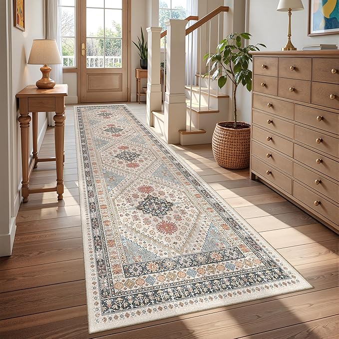 Kitchen Runner Rug Non Slip Washable 2.5x10, Soft Ultra-Thin Entryway Rug - Image 3