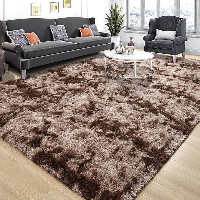 Tepook Area Rugs 9x12 for Living Room, Super Soft Fluffy Rugs for Bedroom - Image 2