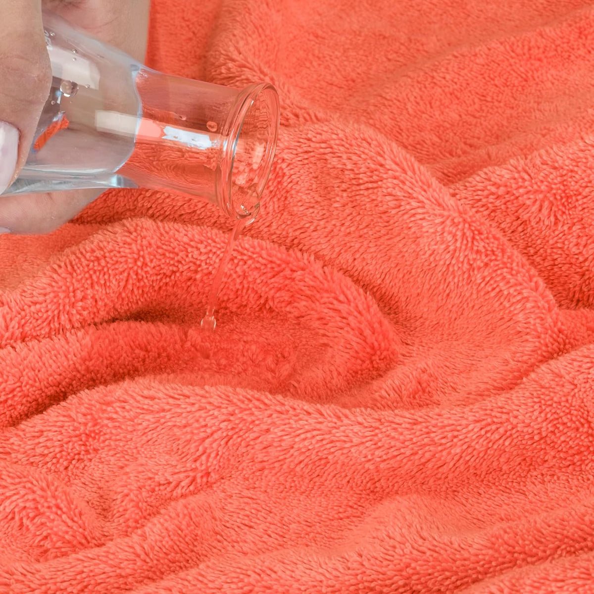Cotton Paradise Turkish 6 Piece Towel Set for Bathroom Soft Absorbent Dry
