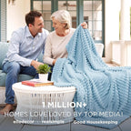 Bedsure GentleSoft Blue Full Blanket - Image 2