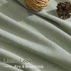 Extra Long Desert Sage Linen Curtains 120 Inch - Image 5