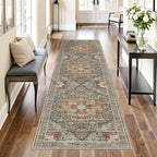 Kitchen Runner Rug Non Slip Washable 2.5x8, Soft Low Pile Entryway Rug Runners - Image 3