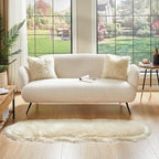 AMTOVO Faux Sheepskin Rug, 2 x 6 ft Faux Fur Rug - Image 6