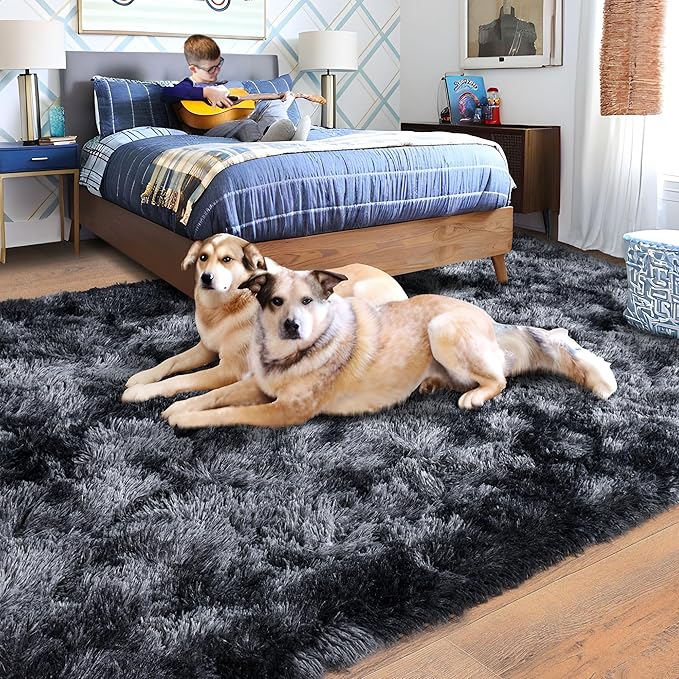 8x10 Area Rugs for Living Room, Ultra Soft Large Shag Bedroom Rug Upgrade - Image 3