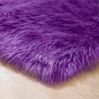 Goolela Purple Area Rug 6x9 Fluffy Fuzzy Furry Shag Carpet - Image 7