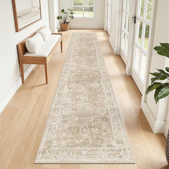 Madane Runner Rug 2x10 for Hallway, Kitchen Non-Slip Runner Rug - Image 9