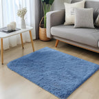 OLANLY 3x5 Machine Washable Small Bedside Rug, Soft Fluffy Shaggy Rugs - Image 3