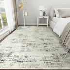 10x14 Area Rugs for Living Room Washable Rug: Anti-Skid Abstract Modern Living - Image 9