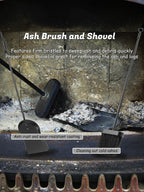 Lichamp Gothic Fireplace Tools Set, Gothic Handle