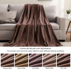 BEDELITE Fleece Blankets Queen Size Brown Throw Blankets - Image 5