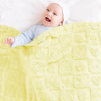 Yurhap Fleece Baby Blanket Heart Checkered Blanket, Ultra Soft Cozy Baby - Image 3
