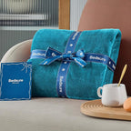 Bedsure GentleSoft Fleece Throw Blanket Teal - Image 7