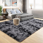 Tepook Soft Fluffy Rugs for Bedroom, 4x6 Area Rug for Living Room, Modern - Image 2