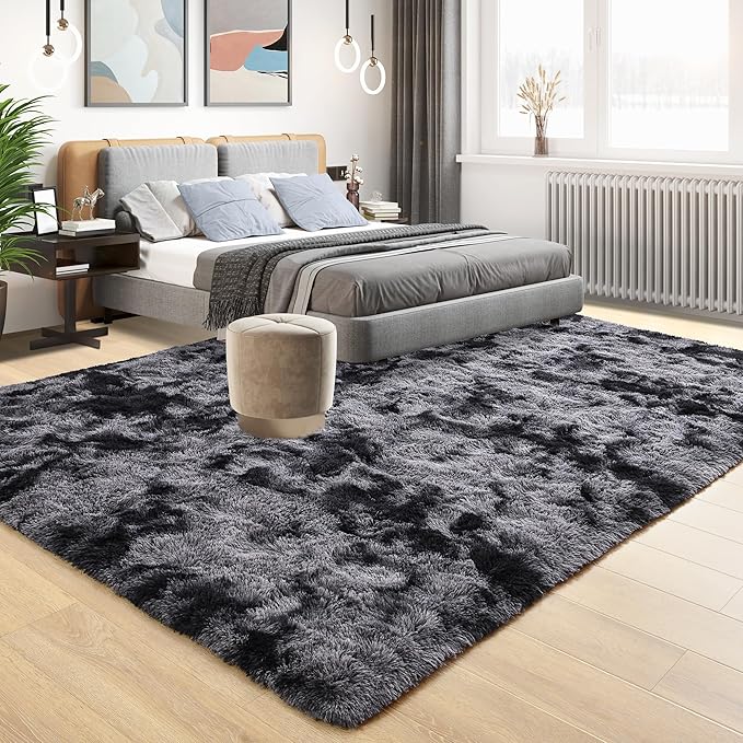 Tepook Soft Fluffy Area Rug for Bedroom, Modern Shaggy Rugs for Living Room - Image 2