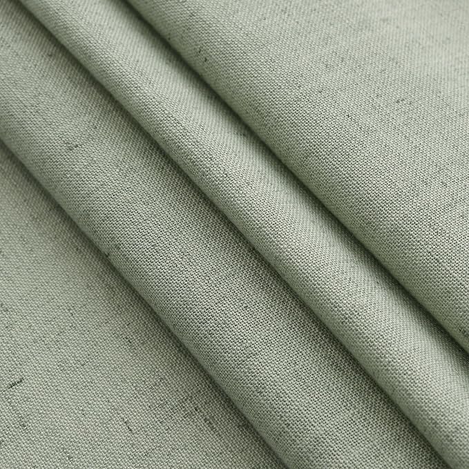 Nanspring Desert Sage Linen Curtains 72 Inch Length - Image 7