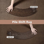 FinRèc 5x7 Washable Area Rugs for Bedroom Living Room, Low Pile Thin Rug Solid - Image 8