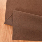 Wolkemer 2 Pack Farmhouse Brown Table Runners 48 Inches Water Resistant