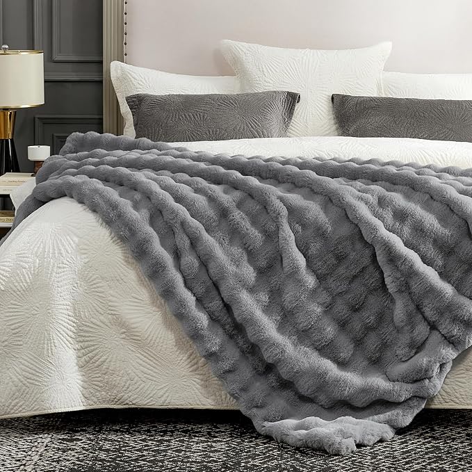 Cozy Bliss Faux Fur Throw Blanket - Image 6
