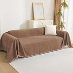 MYSKY HOME Couch Covers for 3 Cushion Couch Sofa, Chenille L Shape Sectional - Image 8