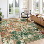 Washable Area Rugs 6'x8' Non-Slip Modern Abstract Soft - Image 9