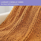 Bigacogo Chunky Knit Throw Blanket - Image 5