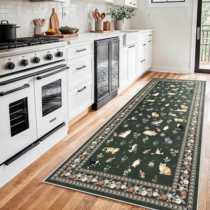 3x7 Washable Kitchen Runner Rug - Image 2