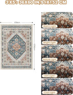 3x5 Washable Area Rug for Entryway, Kitchen Rugs Non Slip for Dining Room - Image 2