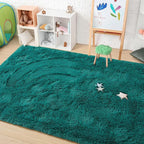 Amearea Blue and Green Shag Area Rug 5' x 7' - Image 6