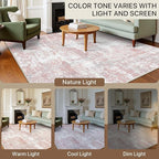 Area Rugs 9x12 for Living Room Bedroom, Modern Abstract Machine Washable Rug - Image 6
