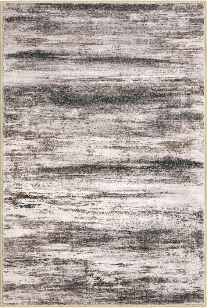 KOZYFLY Small Area Rug 2x3 Rug Entryway Rugs Modern Abstract, Washable Kitchen - Image 8
