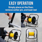 Jonard Tools CC-2721 High Durability Steel Cable Caddy