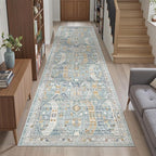 Madane Runner Rug 2'6''x8' Kitchen Runner, Hallway Runner Printed Vintage - Image 7
