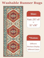SERISSA Boho Washable Runner Rug - Image 6