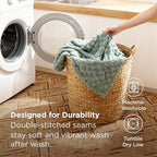 Bedsure GentleSoft Sage Green Throw Blanket - Image 6
