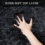8x10 Feet Large Area Rug, Shag Fluffy Bedroom Carpet, Soft Rugs - Image 5