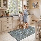 Washable 2x4 Entryway Area Rugs: Anti-Slip Thin Kitchen Carpet Indoor - Image 4