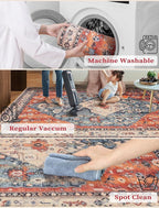 SERISSA Runner Rug for Hallways, 3x10 Washable Non Slip Kitchen Runner Rug - Image 3